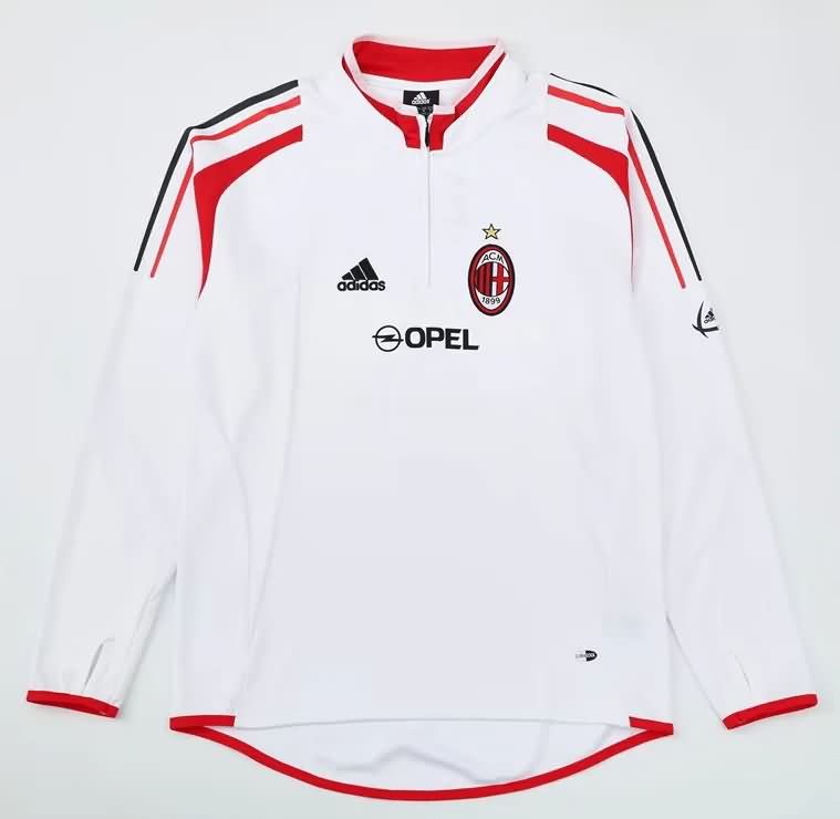 Thailand Quality(AAA) 2004/05 AC Milan White Soccer Sweater Thailand Quality(AAA) 2004/05 AC Milan White Soccer Sweater