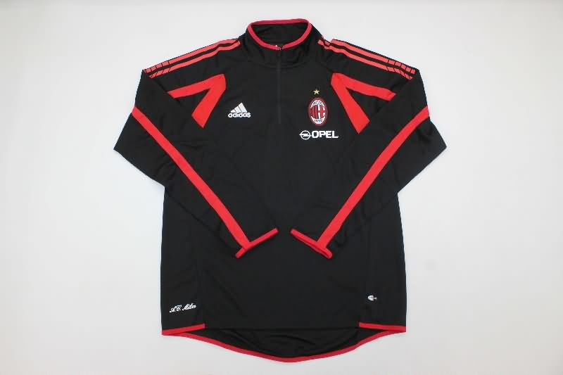 Thailand Quality(AAA) 2005/06 AC Milan Black Soccer Sweater Thailand Quality(AAA) 2005/06 AC Milan Black Soccer Sweater