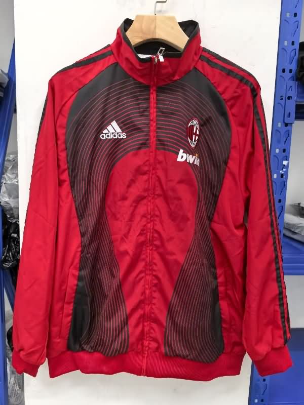 Thailand Quality(AAA) 25/26 AC Milan Red Soccer Windbreaker Thailand Quality(AAA) 25/26 AC Milan Red Soccer Windbreaker