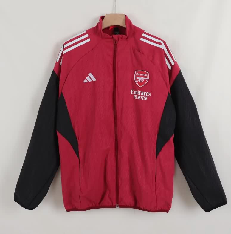 Thailand Quality(AAA) 25/26 Arsenal Red Soccer Windbreaker 05 Thailand Quality(AAA) 25/26 Arsenal Red Soccer Windbreaker 05