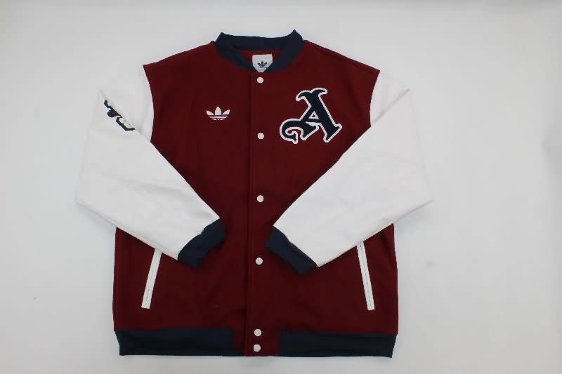 Thailand Quality(AAA) 25/26 Arsenal Red Baseball Jacket Thailand Quality(AAA) 25/26 Arsenal Red Baseball Jacket