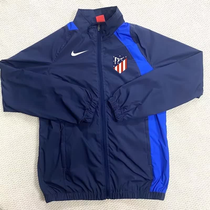Thailand Quality(AAA) 25/26 Atletico Madrid Dark Blue Soccer Windbreaker 02 Thailand Quality(AAA) 25/26 Atletico Madrid Dark Blue Soccer Windbreaker 02