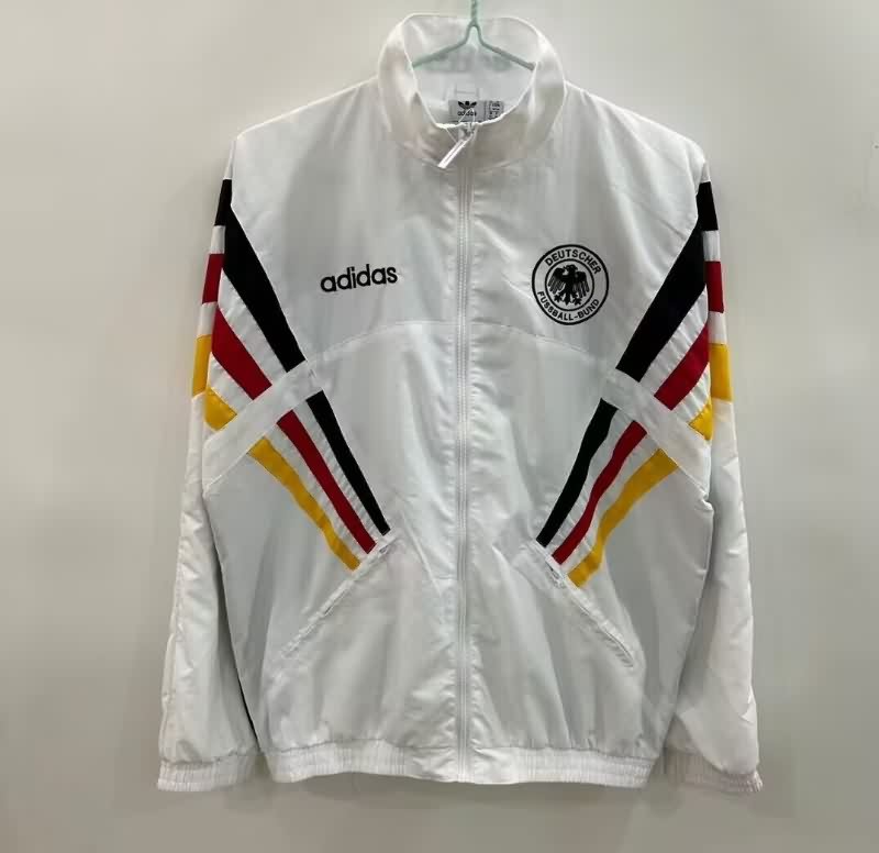 Thailand Quality(AAA) 2025 Germany White Soccer Windbreaker 03 Thailand Quality(AAA) 2025 Germany White Soccer Windbreaker 03