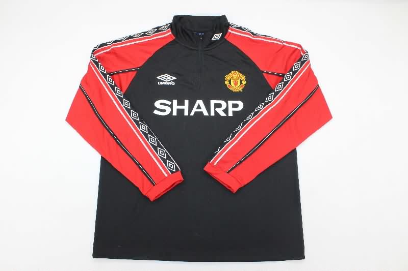 Thailand Quality(AAA) 1998/99 Manchester United Black Soccer Sweater Thailand Quality(AAA) 1998/99 Manchester United Black Soccer Sweater