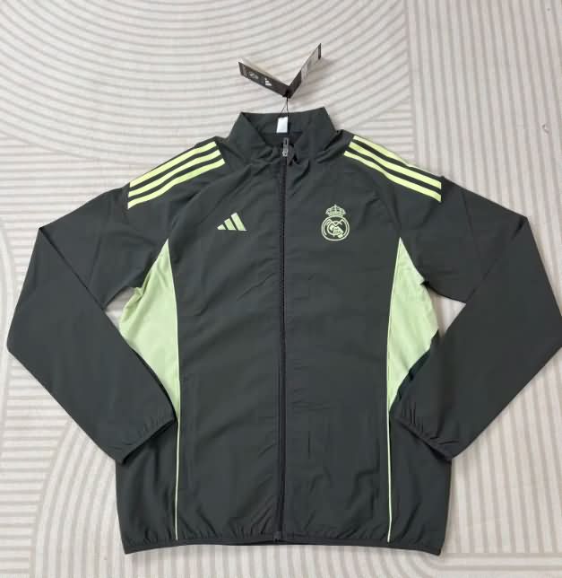 Thailand Quality(AAA) 25/26 Real Madrid Black Soccer Windbreaker 02 Thailand Quality(AAA) 25/26 Real Madrid Black Soccer Windbreaker 02