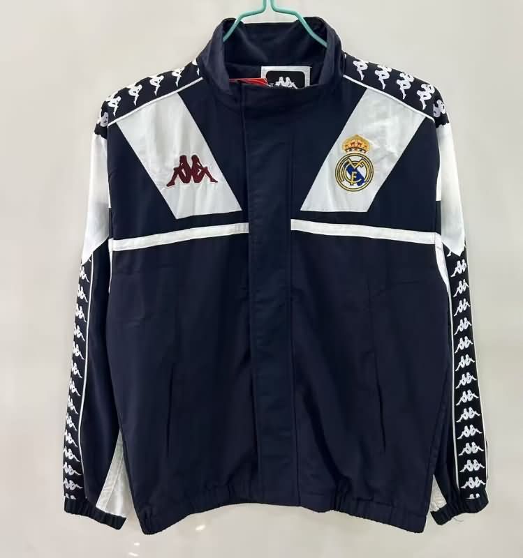 Thailand Quality(AAA) 25/26 Real Madrid Dark Blue Soccer Windbreaker 02 Thailand Quality(AAA) 25/26 Real Madrid Dark Blue Soccer Windbreaker 02