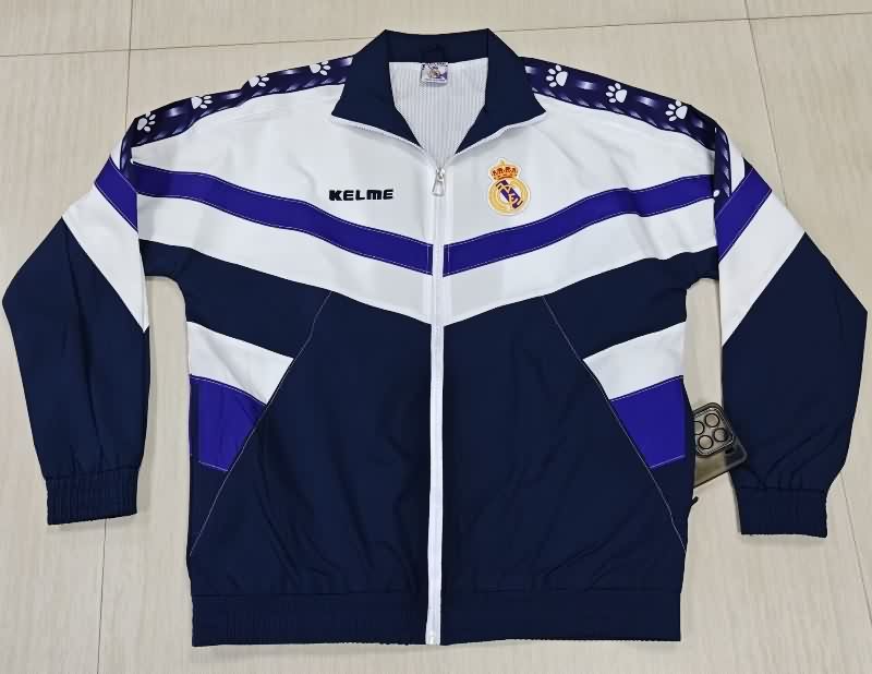 Thailand Quality(AAA) 25/26 Real Madrid Dark Blue Soccer Windbreaker 03 Thailand Quality(AAA) 25/26 Real Madrid Dark Blue Soccer Windbreaker 03
