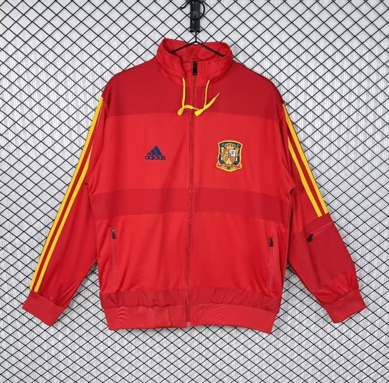 Thailand Quality(AAA) 2026 Spain Red Soccer Windbreaker Thailand Quality(AAA) 2026 Spain Red Soccer Windbreaker