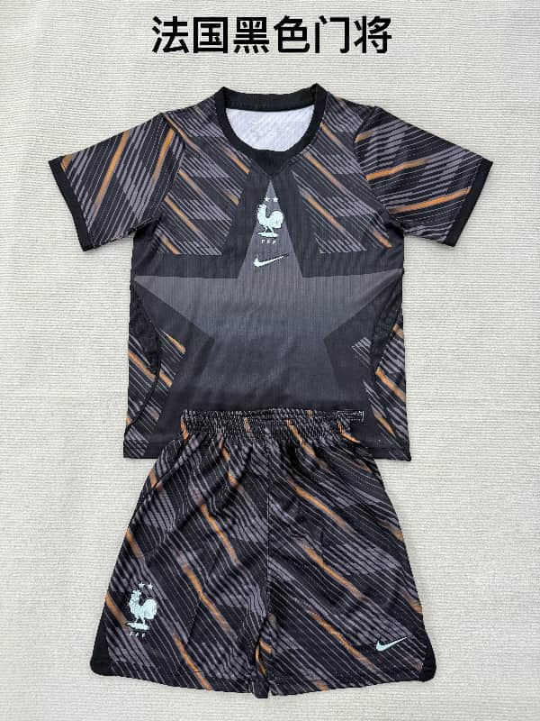2026 France Goalkeeper Black Soccer Jersey 2026 France Goalkeeper Black Soccer Jersey