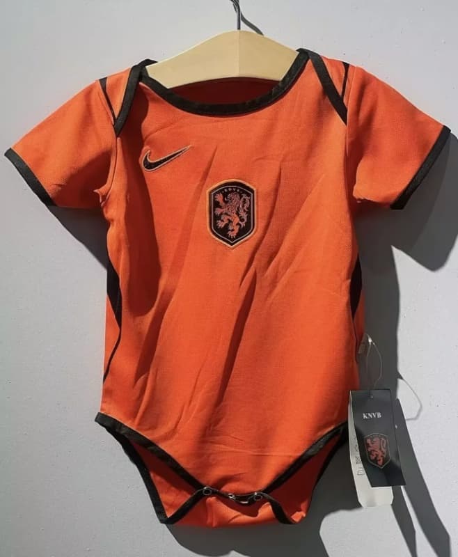 2026 Netherlands Home Baby Soccer Jerseys 2026 Netherlands Home Baby Soccer Jerseys