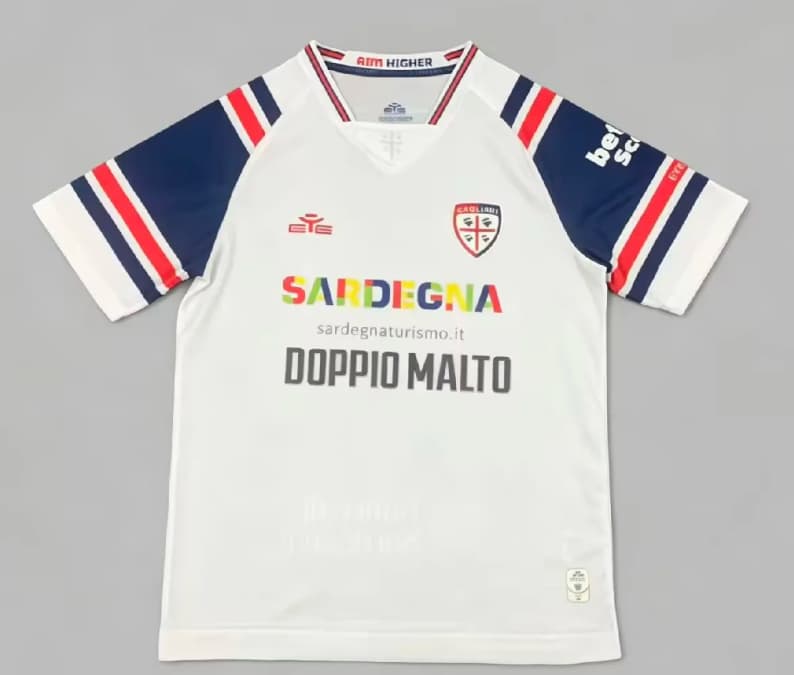 Thailand Quality(AAA) 26/27 Cagliari Away Soccer Jersey (Player) Thailand Quality(AAA) 26/27 Cagliari Away Soccer Jersey (Player)