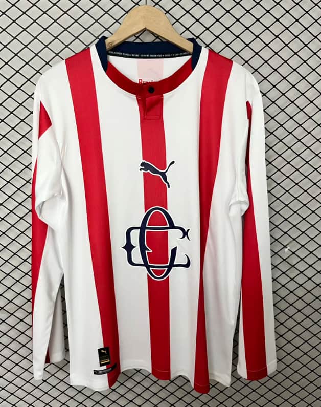 Thailand Quality(AAA) 26/27 Guadalajara 120th Anniversary Long Soccer Jersey Thailand Quality(AAA) 26/27 Guadalajara 120th Anniversary Long Soccer Jersey