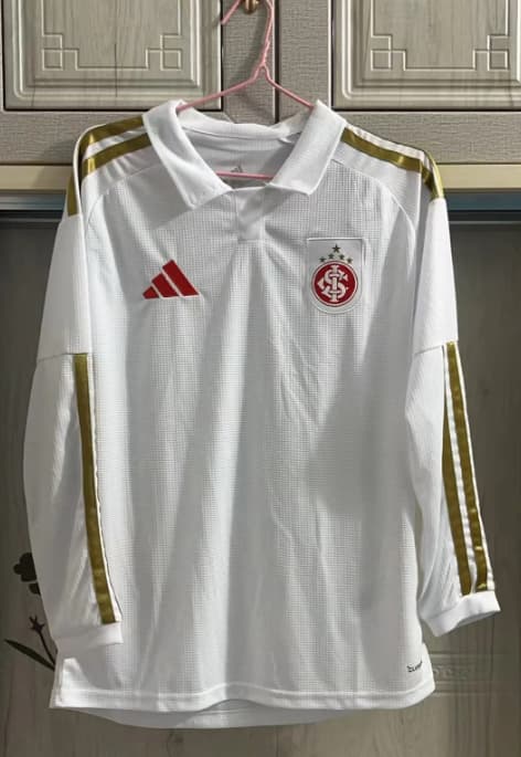 Thailand Quality(AAA) 2026 Sport Club Internacional Away Long Sleeve Soccer Jersey Thailand Quality(AAA) 2026 Sport Club Internacional Away Long Sleeve Soccer Jersey