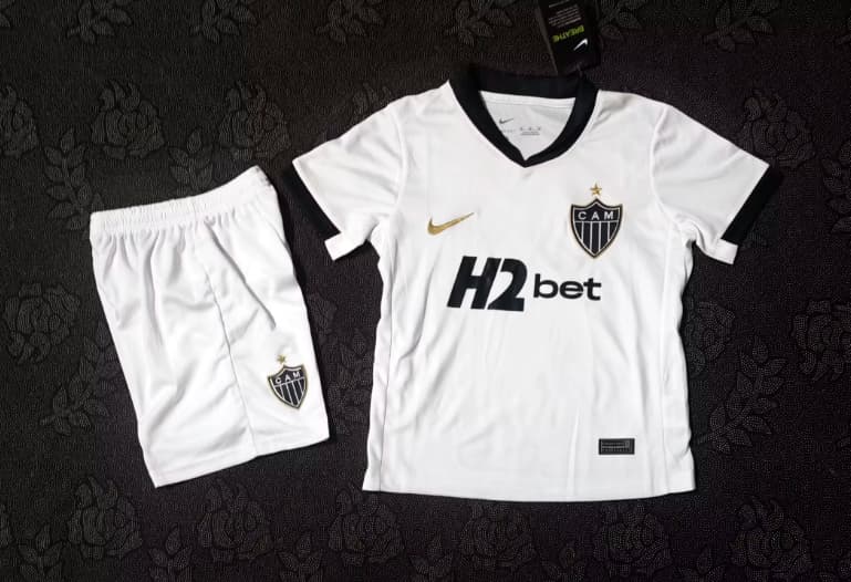 2026 Atletico Mineiro Away Kids Soccer Jersey And Shorts 2026 Atletico Mineiro Away Kids Soccer Jersey And Shorts