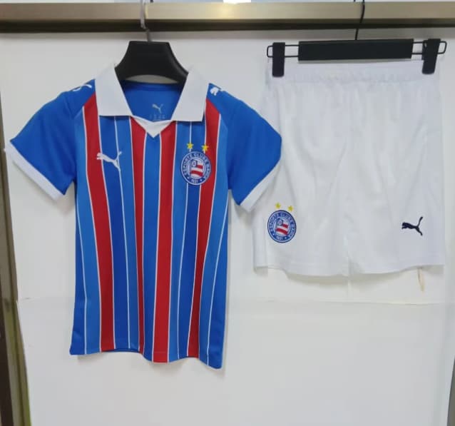 2026 Bahia Away Kids Soccer Jersey And Shorts 2026 Bahia Away Kids Soccer Jersey And Shorts