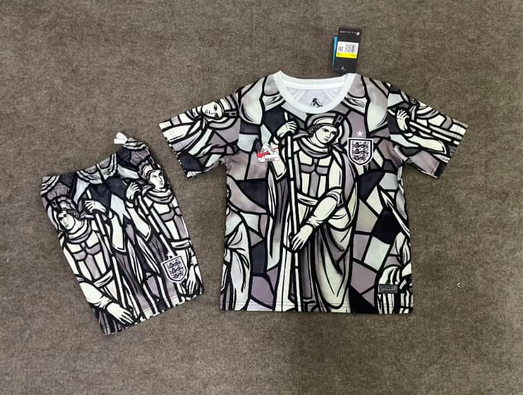 2026 England Special Kids Soccer Jersey And Shorts 2026 England Special Kids Soccer Jersey And Shorts