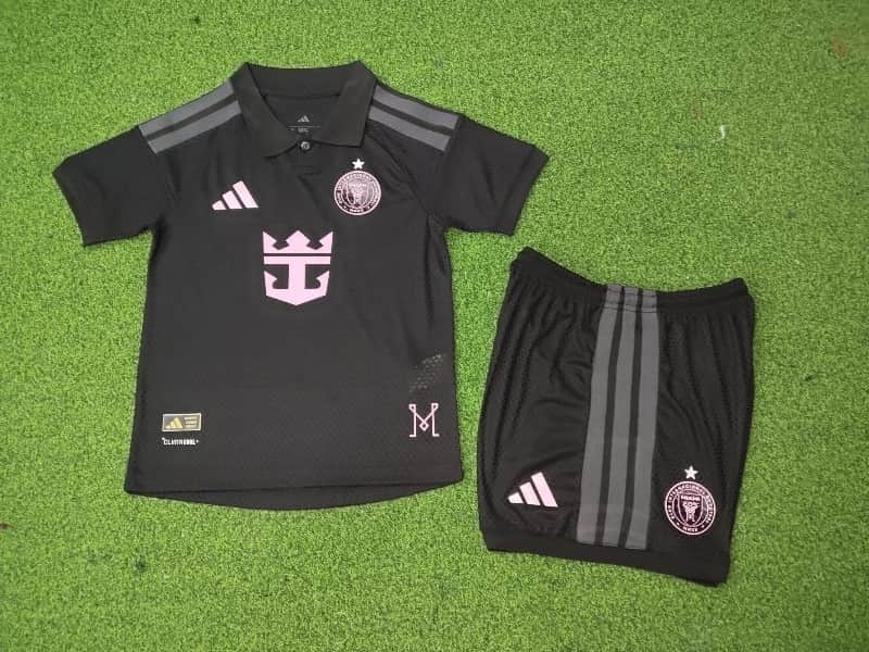 2026 Inter Miami Away Kids Soccer Jersey And Shorts (Player) 2026 Inter Miami Away Kids Soccer Jersey And Shorts (Player)