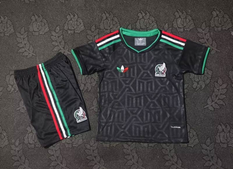 2026 Mexico Third Kids Soccer Jersey And Shorts 2026 Mexico Third Kids Soccer Jersey And Shorts