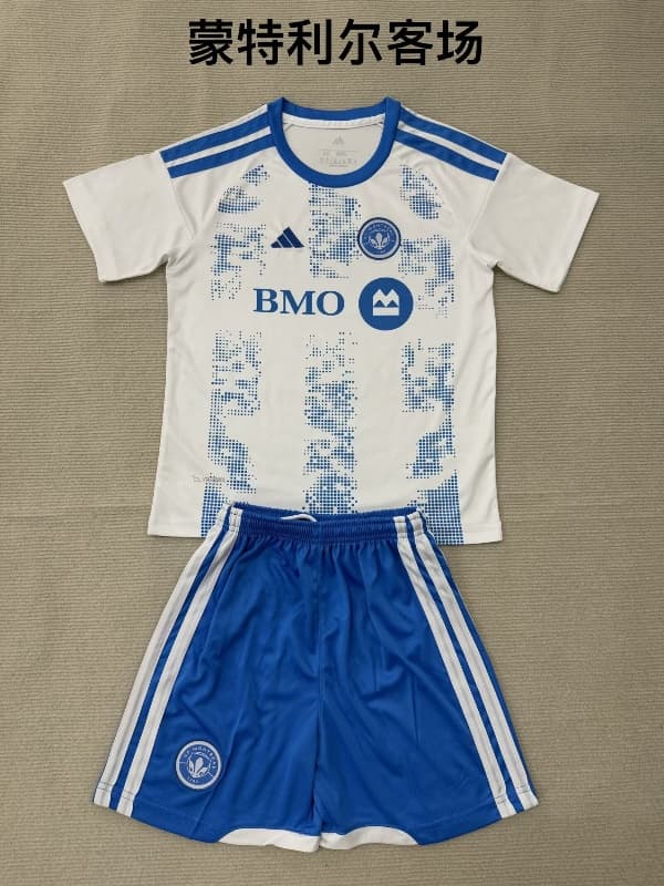 2026 Montreal Away Kids Soccer Jersey And Shorts 2026 Montreal Away Kids Soccer Jersey And Shorts