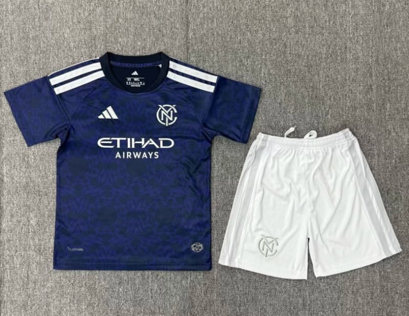 2026 New York City Away Kids Soccer Jersey And Shorts 2026 New York City Away Kids Soccer Jersey And Shorts