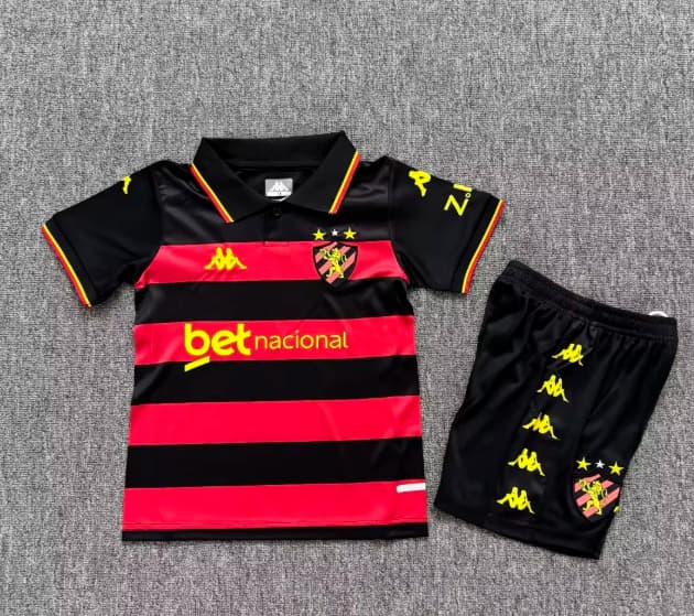 2026 Recife Home Kids Soccer Jersey And Shorts 2026 Recife Home Kids Soccer Jersey And Shorts
