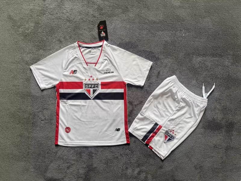 2026 Sao Paulo Away Kids Soccer Jersey And Shorts 2026 Sao Paulo Away Kids Soccer Jersey And Shorts