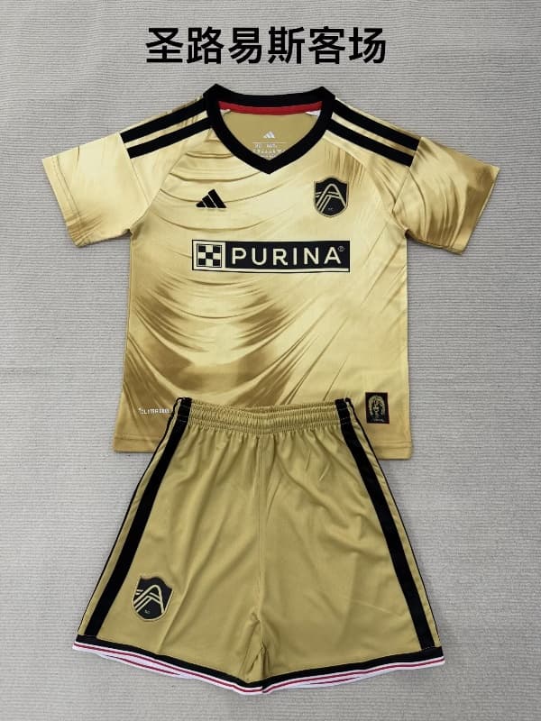 2026 St.Louis City Sc Away Kids Soccer Jersey And Shorts 2026 St.Louis City Sc Away Kids Soccer Jersey And Shorts