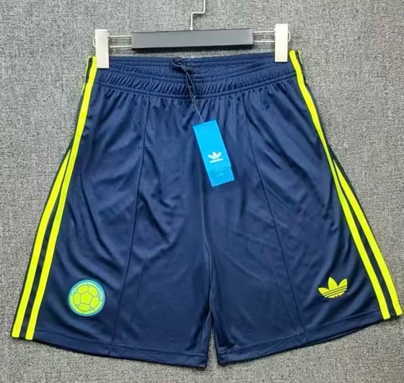 Thailand Quality(AAA) 2026 Colombia Away Soccer Shorts Thailand Quality(AAA) 2026 Colombia Away Soccer Shorts