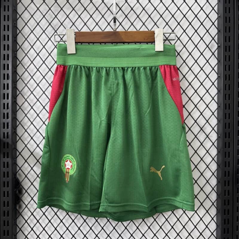 Thailand Quality(AAA) 2026 Morocco Home Soccer Shorts (Player) Thailand Quality(AAA) 2026 Morocco Home Soccer Shorts (Player)