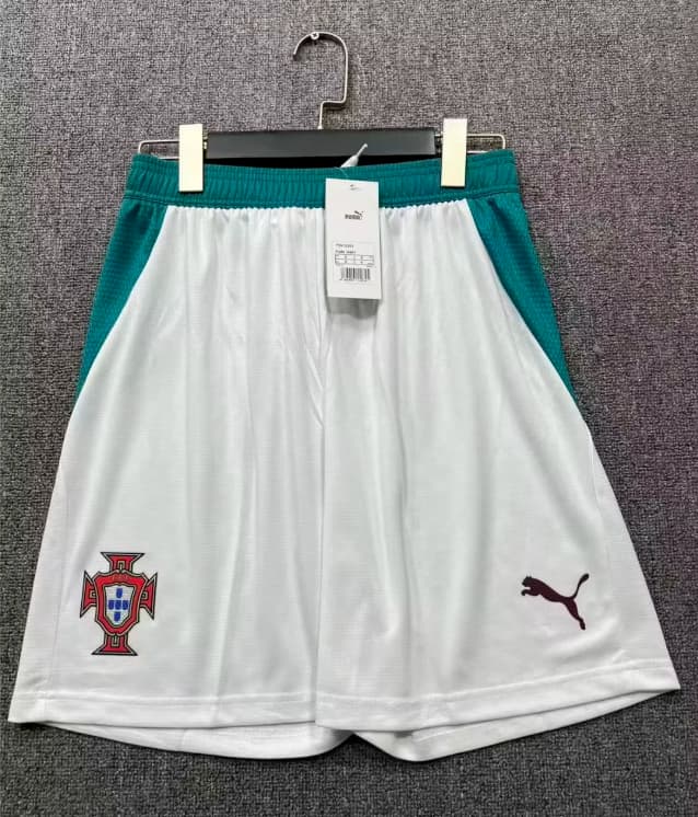 Thailand Quality(AAA) 2026 Portugal Away Soccer Shorts Thailand Quality(AAA) 2026 Portugal Away Soccer Shorts