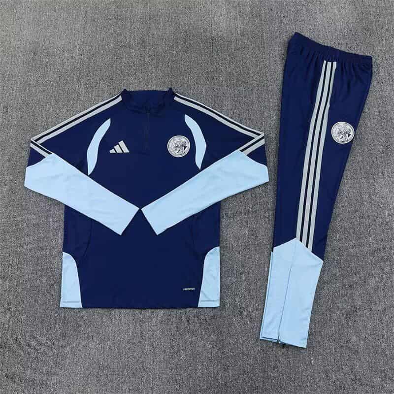 Thailand Quality(AAA) 26/27 Ajax Dark Blue Soccer Tracksuit Thailand Quality(AAA) 26/27 Ajax Dark Blue Soccer Tracksuit