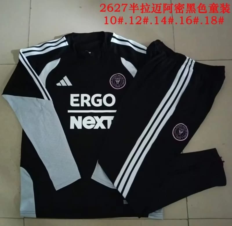 Kids - Thailand Quality(AAA) 2026 Inter Miami Black Soccer Tracksuit 02 Kids - Thailand Quality(AAA) 2026 Inter Miami Black Soccer Tracksuit 02