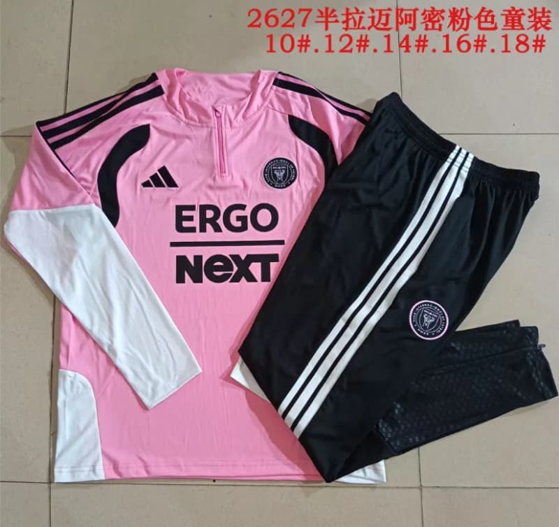 Kids - Thailand Quality(AAA) 2026 Inter Miami Pink Soccer Tracksuit 02 Kids - Thailand Quality(AAA) 2026 Inter Miami Pink Soccer Tracksuit 02