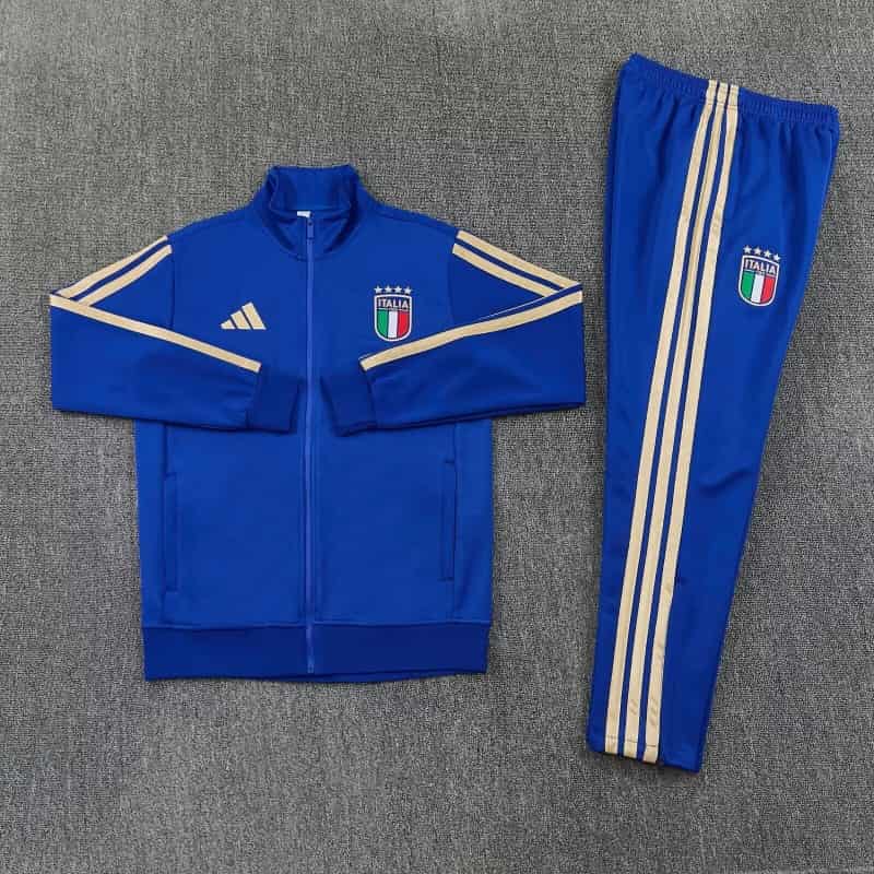 Thailand Quality(AAA) 2026 Italy Blue Soccer Tracksuit Thailand Quality(AAA) 2026 Italy Blue Soccer Tracksuit