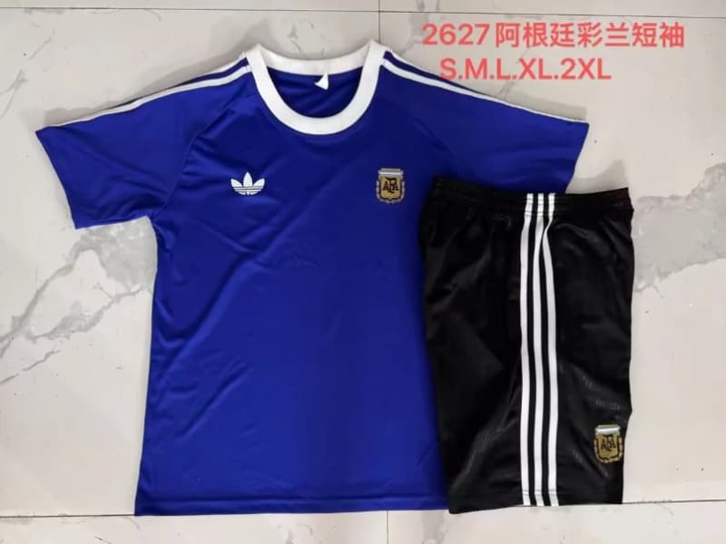 Thailand Quality(AAA) 2026 Argentina Blue Soccer Training Sets Thailand Quality(AAA) 2026 Argentina Blue Soccer Training Sets