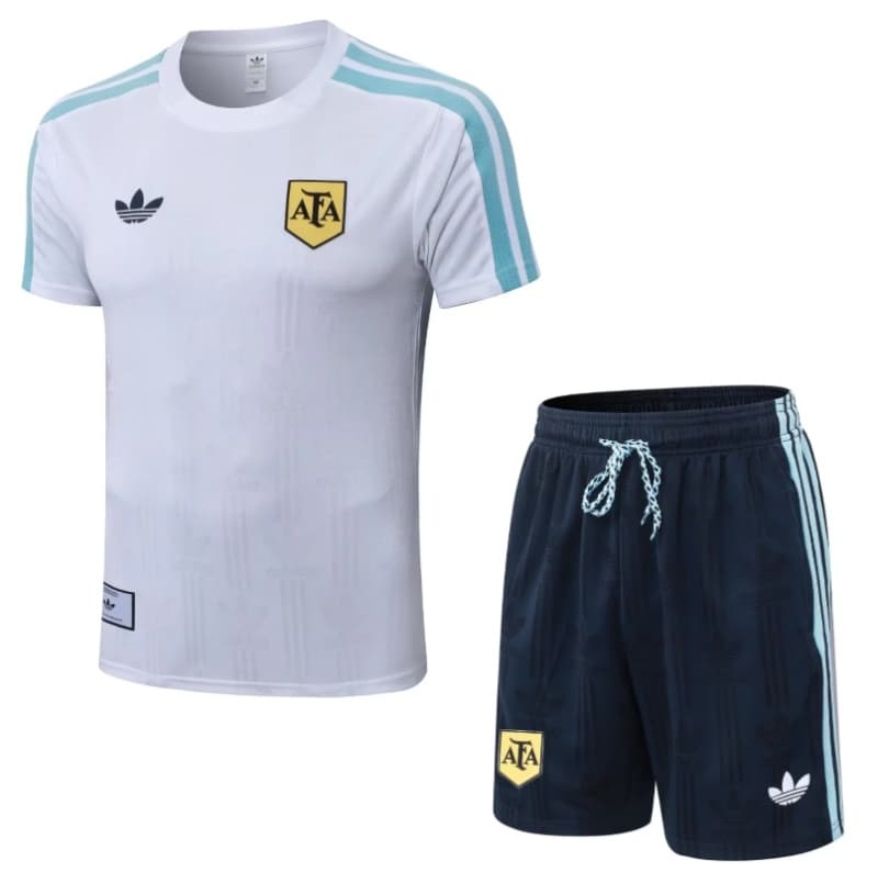 Thailand Quality(AAA) 2026 Argentina White Soccer Training Sets 03 Thailand Quality(AAA) 2026 Argentina White Soccer Training Sets 03