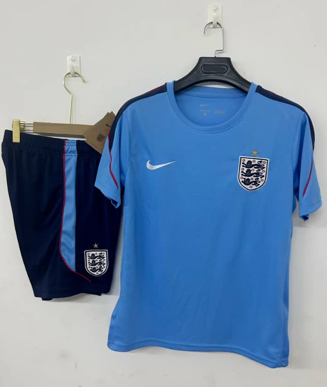 Thailand Quality(AAA) 2026 England Blue Soccer Training Sets Thailand Quality(AAA) 2026 England Blue Soccer Training Sets