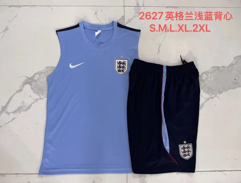 Thailand Quality(AAA) 2026 England Blue Soccer Training Sets 02 Thailand Quality(AAA) 2026 England Blue Soccer Training Sets 02