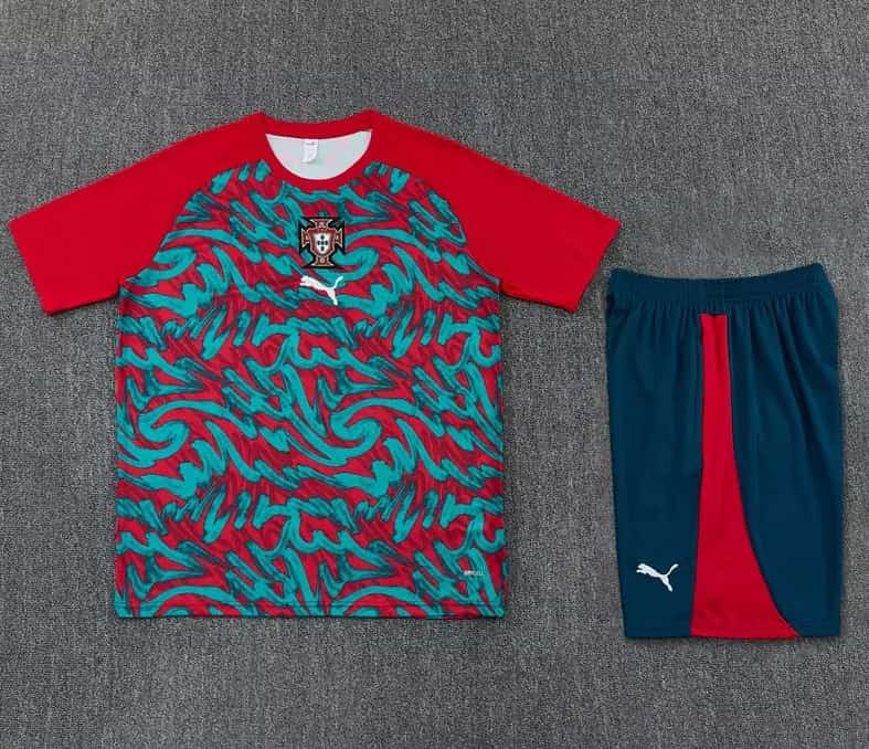 Thailand Quality(AAA) 2026 Portugal Red Green Soccer Training Sets Thailand Quality(AAA) 2026 Portugal Red Green Soccer Training Sets