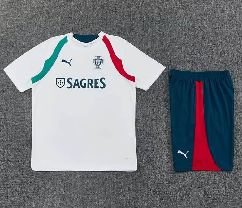 Thailand Quality(AAA) 2026 Portugal White Soccer Training Sets Thailand Quality(AAA) 2026 Portugal White Soccer Training Sets