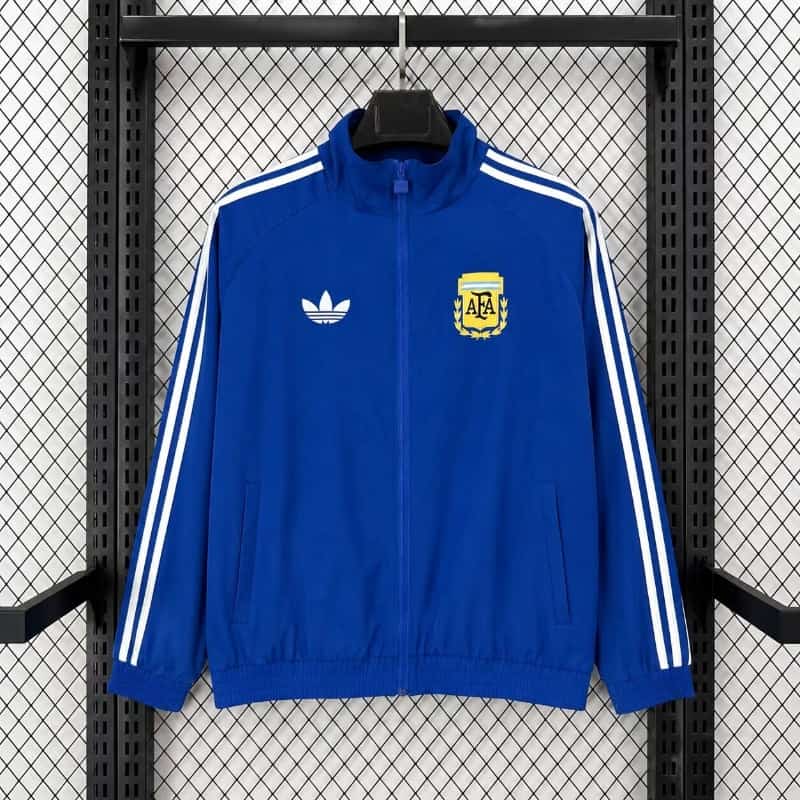 Thailand Quality(AAA) 2026 Argentina Blue Soccer Windbreaker Thailand Quality(AAA) 2026 Argentina Blue Soccer Windbreaker