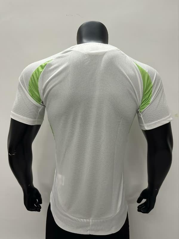 Thailand Quality(AAA) 2024/25 Algeria White Soccer Jersey(Player)