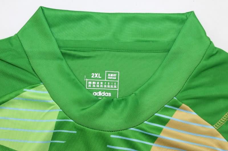 Thailand Quality(AAA) 2024 Argentina Copa America Goalkeeper Green Soccer Jersey