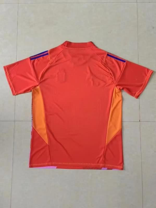 Thailand Quality(AAA) 2024 Argentina Copa America Goalkeeper Red Soccer Jersey