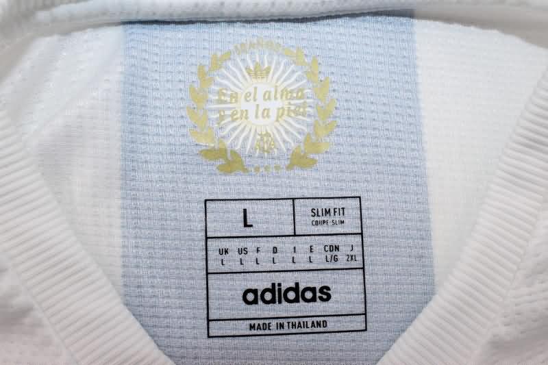 Thailand Quality(AAA) Argentina 50th Anniversary Soccer Jersey (Player)