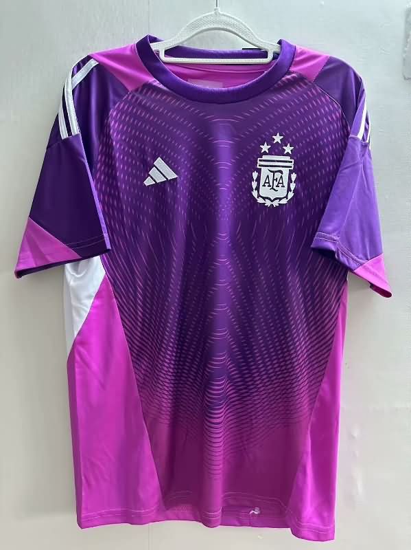 Thailand Quality(AAA) 2025 Argentina Goalkeeper Purple Soccer Jersey Thailand Quality(AAA) 2025 Argentina Goalkeeper Purple Soccer Jersey