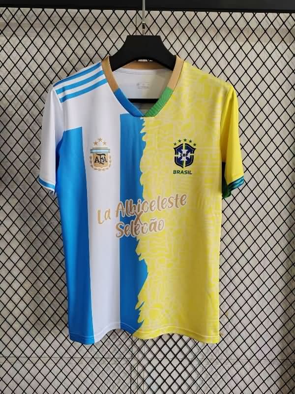 Thailand Quality(AAA) 2025 Argentina Special Soccer Jersey 03 Thailand Quality(AAA) 2025 Argentina Special Soccer Jersey 03