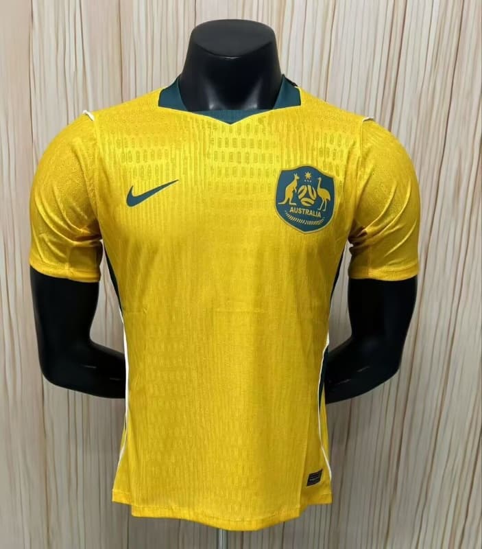 Thailand Quality(AAA) 2026 Australia World Cup Home Soccer Jersey (Player) Thailand Quality(AAA) 2026 Australia World Cup Home Soccer Jersey (Player)