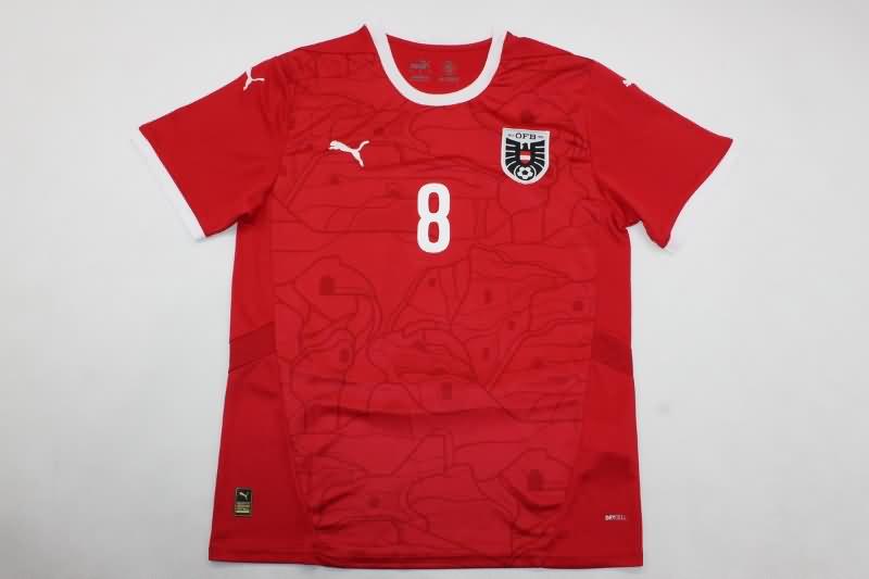 Thailand Quality(AAA) 2024 Austria Home Soccer Jersey