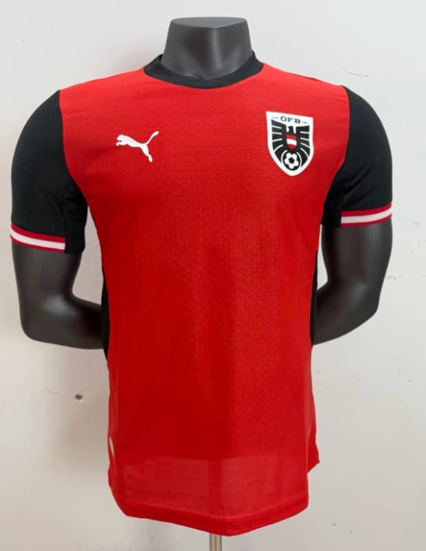 Thailand Quality(AAA) 2026 Austria Home Soccer Jersey (Player) Thailand Quality(AAA) 2026 Austria Home Soccer Jersey (Player)